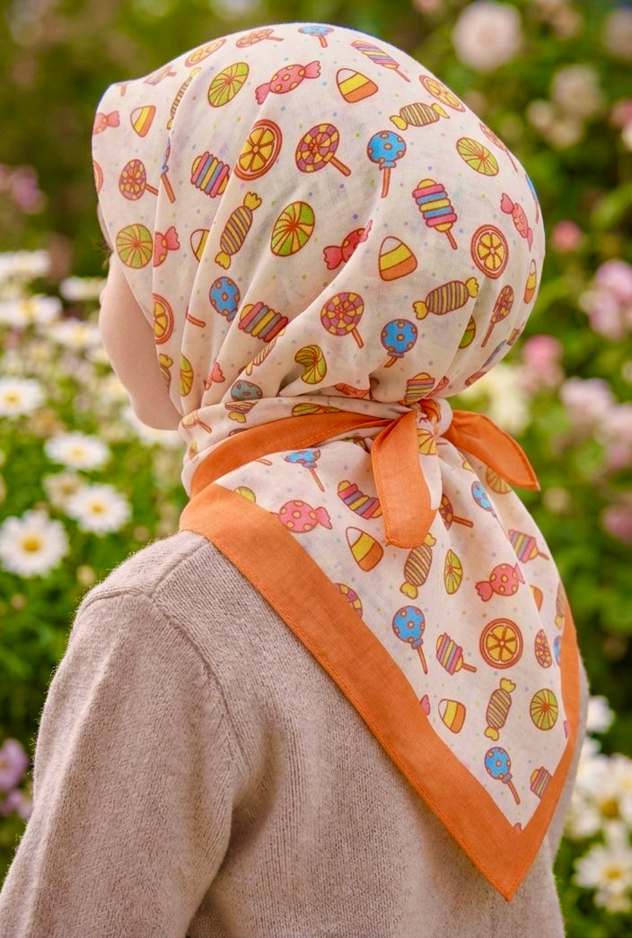Kids Premium Soft Comfort Hijab - Sugar