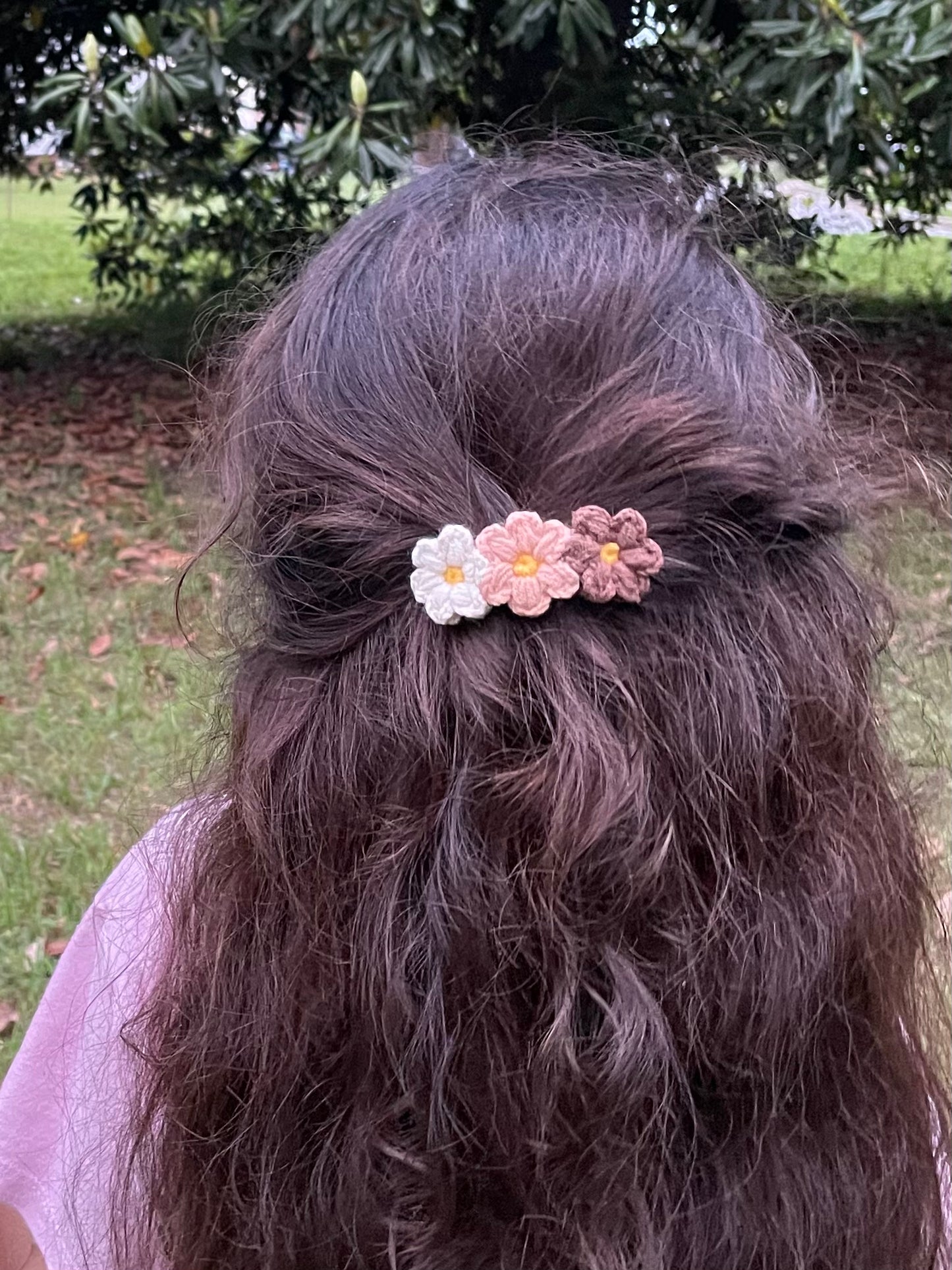Triple Flower Hair Clip