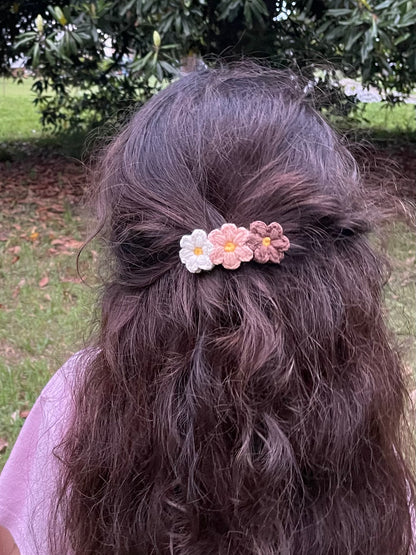 Triple Flower Hair Clip